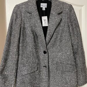 Eileen Fisher Women's Gray Blazer